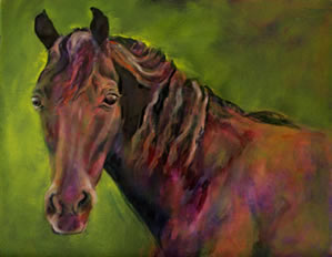 Tennnesse Walking Horse painting